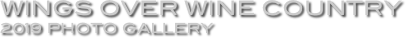 Wings Over Wine Country
2019 Photo Gallery
